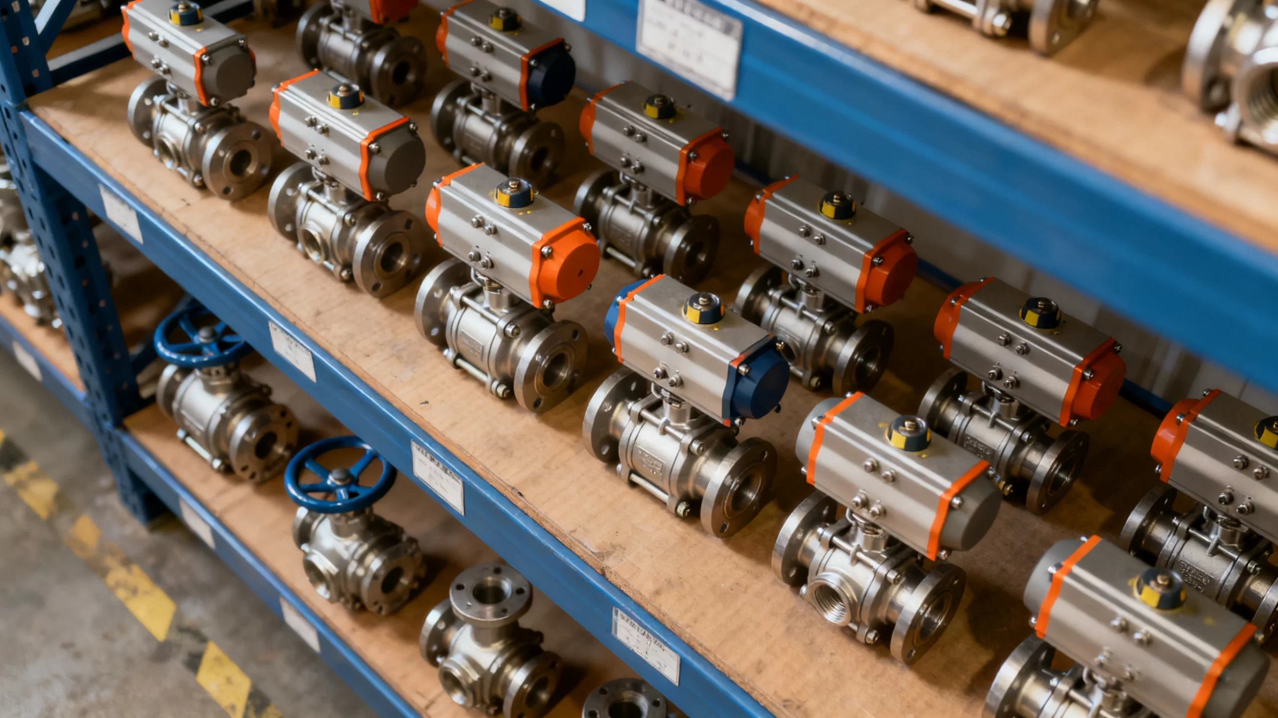 WANVALVE Pneumatic Ball Valve pneumatic actuated ball valve