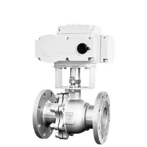 Electric 3-piece Flanged Ball Valve