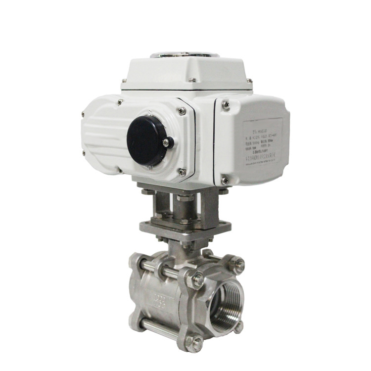 Electric 3ps Threaded Ball Valve
