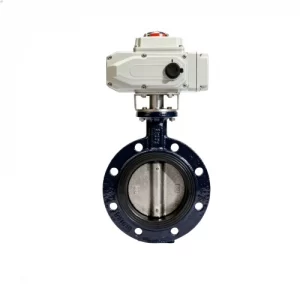 Electric Cast Iron Flanged Butterfly Valve