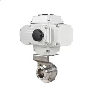 WE20-K Electric Sanitary Clamp Butterfly Valve
