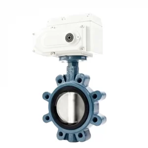 WE20-LUG-CI Electric Lugged Cast Iron Butterfly Valve