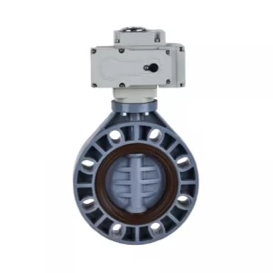 WE20-P Electric Actuated Plastic Butterfly Valve