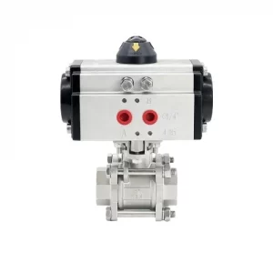 WANVALVE WP11-3PS Pneumatic 3-Piece Threaded Ball Valve Stainless Steel 304/316