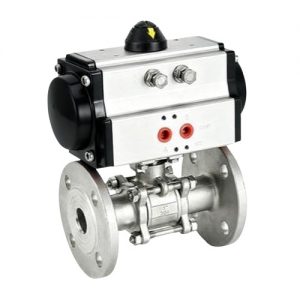 Pneumatic Flanged Ball Valve