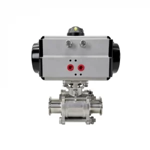 WP11-3PS- K Pneumatic 3-Piece Clamp Ball Valve