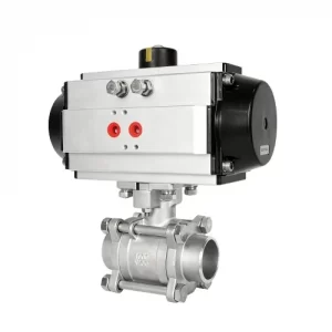 WP11-3PS-W Pneumatic 3-Piece Welded Ball Valve