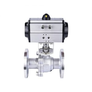 Pneumatic Fluorine Lining Ball Valve SS