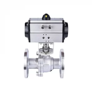WP11-F-PTFE-SS Pneumatic Fluorine Lining Ball Valve