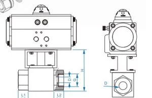 Pneumatic High-Pressure Ball Valve