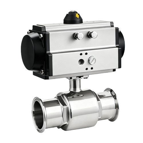 pneumatic sanitary ball valve