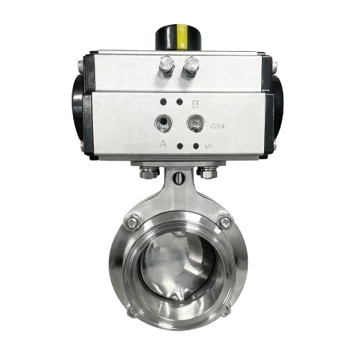 WP12-K Pneumatic Clamp Sanitary Butterfly Valve