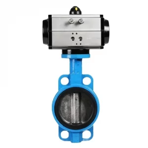 WP12-W Pneumatic Cast Iron Wafer Butterfly Valve
