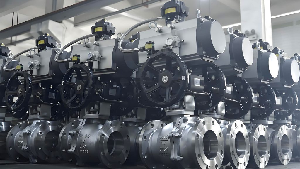 valve with pneumatic actuator