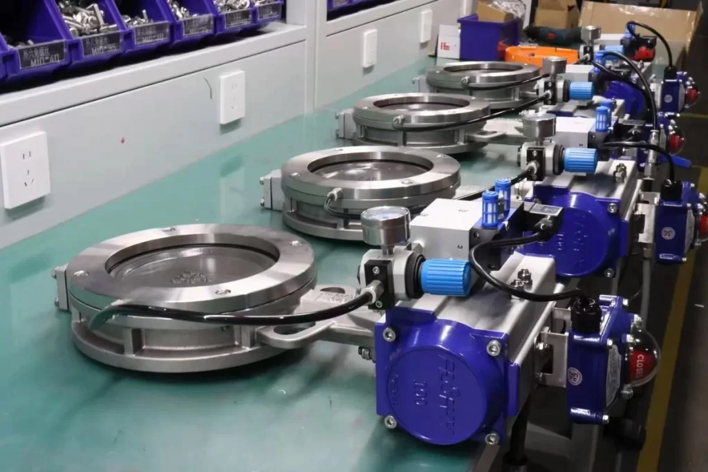 pneumatic actuated valve application