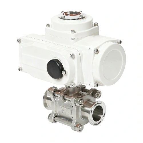 Electric 3-PCS Clamp Ball Valves