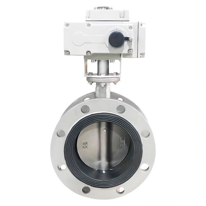 Electric Flanged Stainless Steel Butterfly Valves