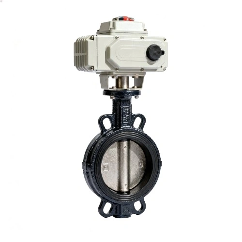 Electric Wafer Cast Iron Butterfly Valves