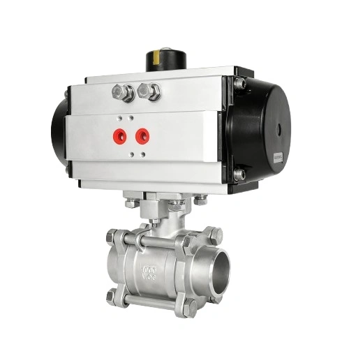 Pneumatic 3-PCS Welded Ball Valves