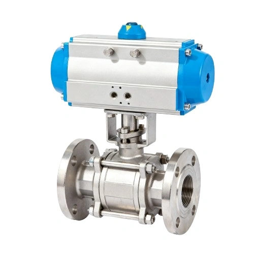 WANVALVE pneumatic actuated ball valve